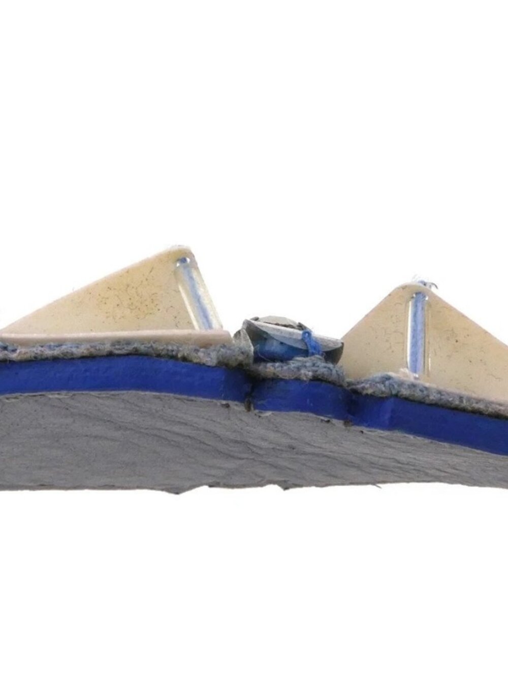 Auth FENDI Strap You Shoulder Strap Blue/White/Silver Leather/Plastic - Picture 5 of 9